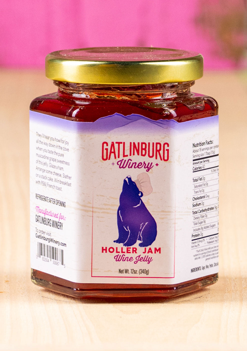 Holler Jam Wine Jelly